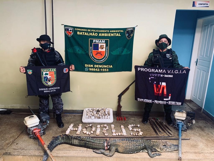 Prisões aconteceram durante operação Hórus - Divulgação Polícia Militar/AM