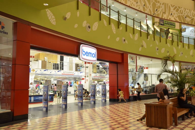 Entrada da Bemol Manauara - Foto: Divulgação