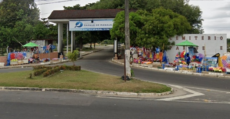 Cemitério Parque de Manaus (Foto: Reprodução/Google Street View)