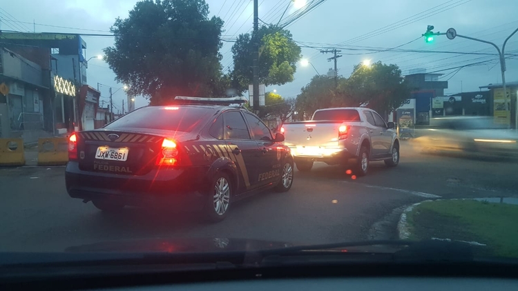 Mega operação da Polícia Federal em Manaus (Foto: Pedro Braga Jr/Portal do Holanda)