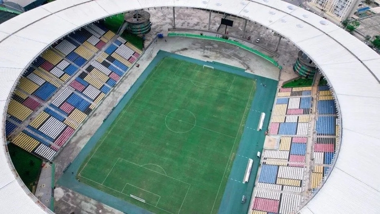 Estádio Kléber Andrade, no Espírito Santo, recebe o jogo entre Vasco e Volta Redonda. Foto: Divulgação/ Governo do Espírito Santo