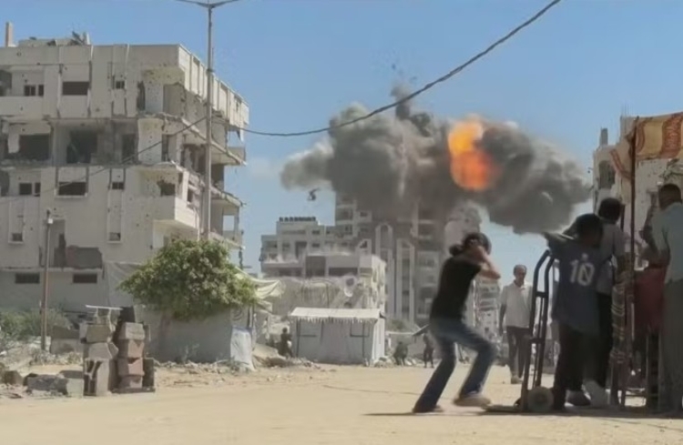 Ataque em Gaza - Foto: Reprodução/Tv Globo