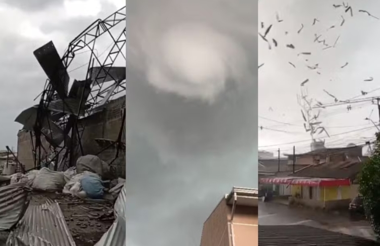 Tornado São Jose dos Pinhais — Foto: Reprodução