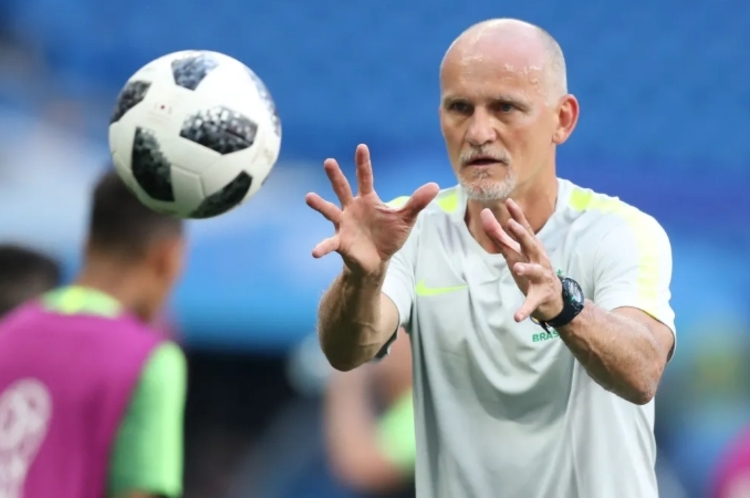 Taffarel trabalha atualmente com a Seleção Brasileira. Foto: Lucas Figueiredo/ CBF