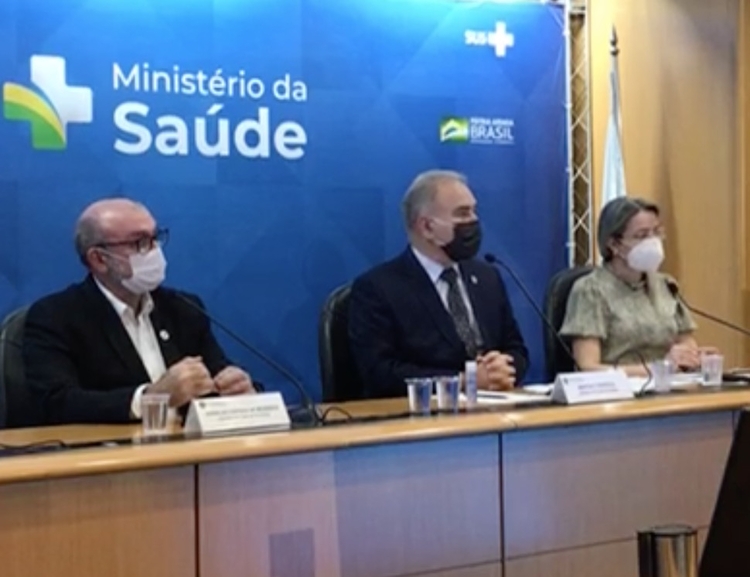 Ministro da Saúde concedeu coletiva hoje - Foto: Reprodução/ Facebook