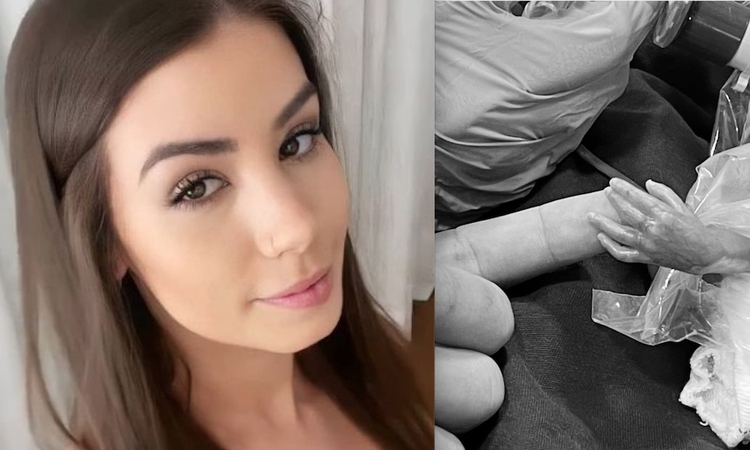 O filho de Maria Lina faleceu dois dias após o nascimento - Foto: Reprodução/Instagram