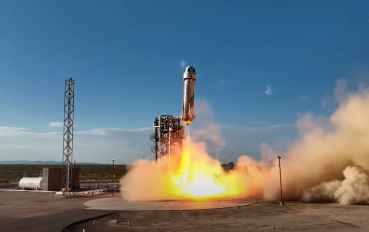 Foto: Reprodução / youtube / Blue Origin