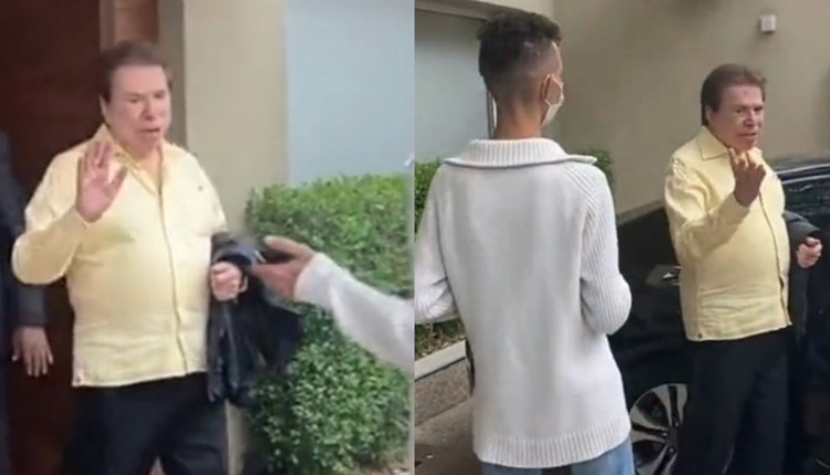 Silvio Santos recusa foto com fã - Foto: Reprodução/Twitter UOL