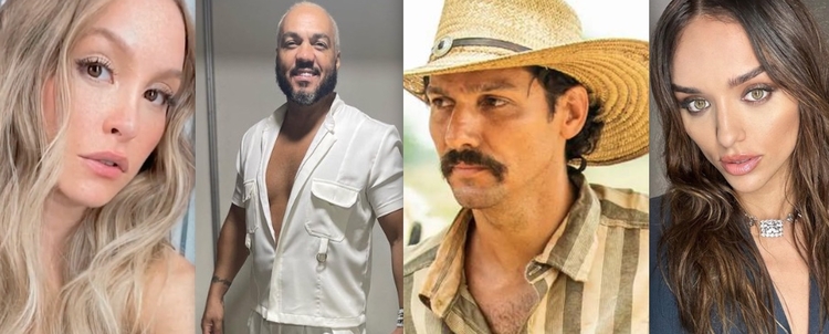 Carla Diaz, Belo, Guito e Rafa Kalimann - Fotos: Reprodução/Instagram/Globo