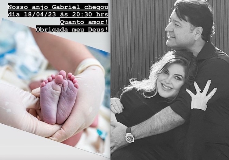 Andréa Mota com o marido Fernando - Foto: Reprodução/Instagram