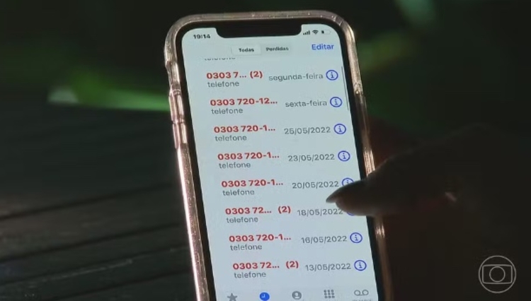 telemarketing — Foto: Jornal Nacional/Reprodução