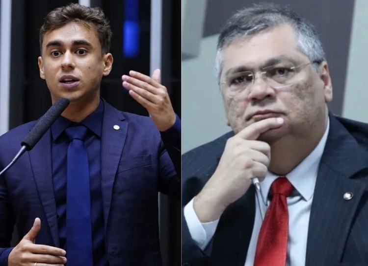 Nikolas Ferreira e Flávio Dino - Foto: Divulgação/Câmara dos Deputados/Agência Brasil 