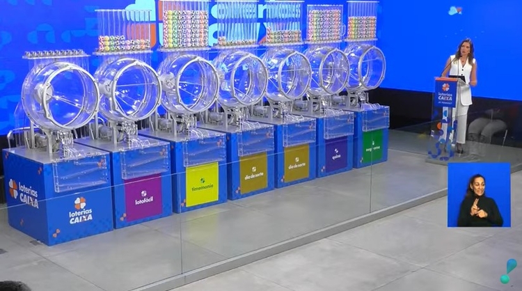 Foto: Reprodução / transmissão Caixa