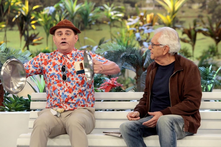 Batoré e Carlos Alberto de Nóbrega - Foto: Lourival Ribeiro/SBT