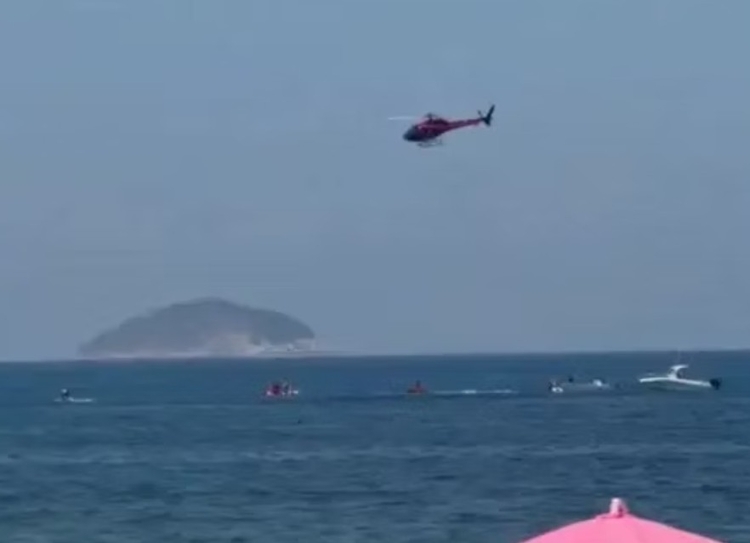 Avião caiu no mar - Foto: Reprodução