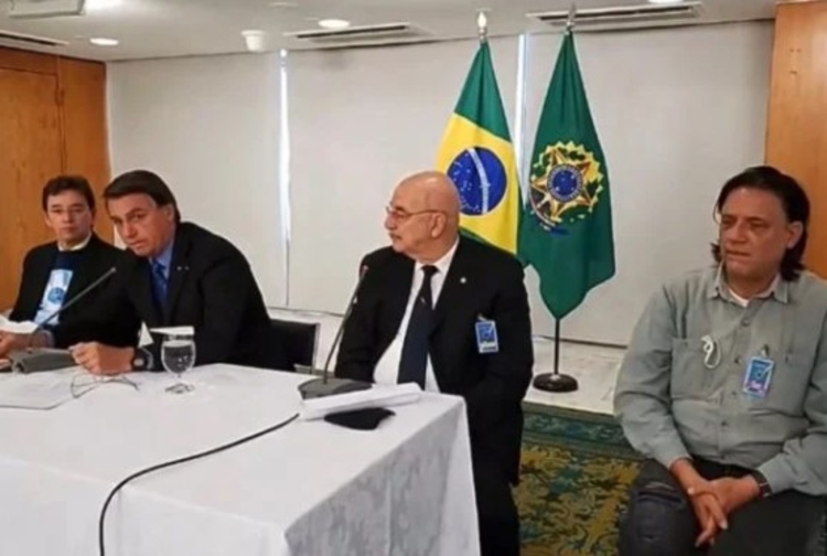 Reunião no 'gabinete paralelo' - Imagem: Reprodução/Metrópoles