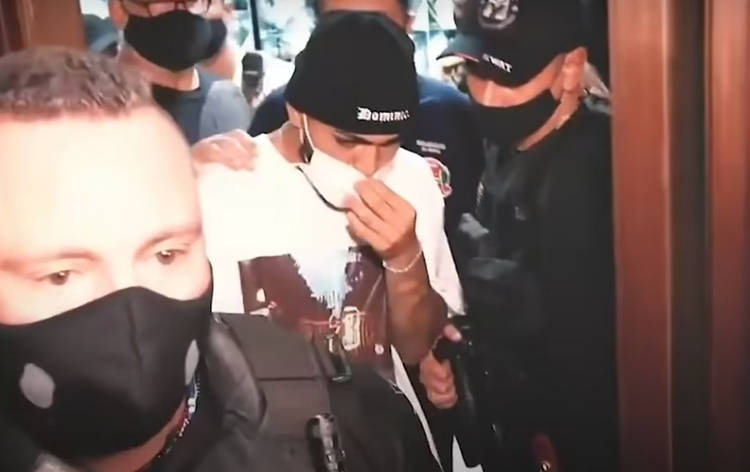 Gabigol detido deixando cassino - Foto: Reprodução 
