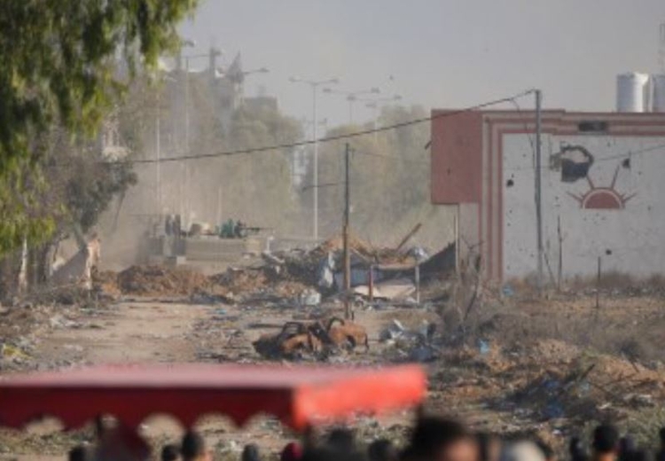 Tanques começaram a deixar área - Foto: Reprodução / Twitter 
