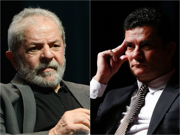 Lula e Sérgio Moro -Foto: Reprodução
