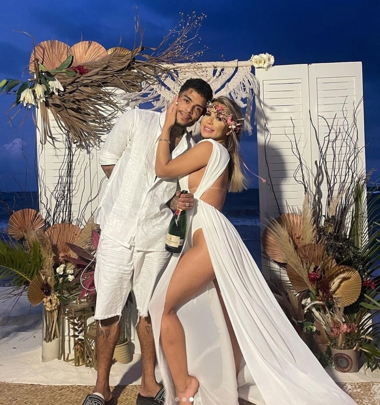 Casamento de MC Kevin e Deolane em abril - Foto: Reprodução Instagram