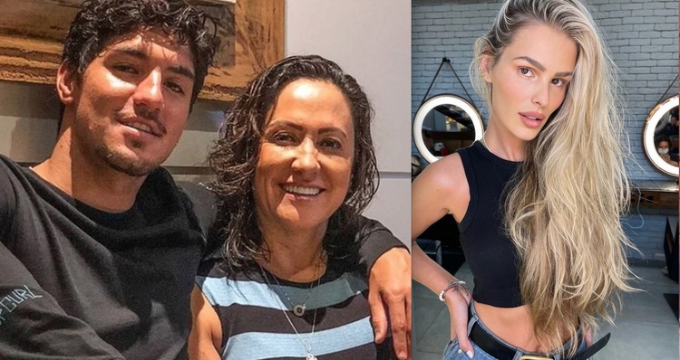 Gabriel Medina com a mãe Simone e Yasmin - Foto: Reprodução Instagram