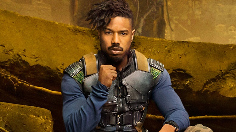 Foto: Michael B. Jordan em Pantera Negra