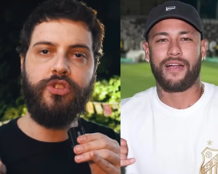 Foto: Reprodução/Instagram Diogo Defante/Amster e Foto: Instagram Neymar Jr. 