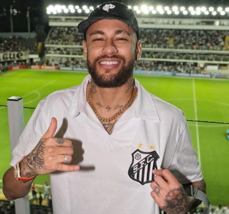 Neymar estava no estádio - Foto: Divulgação/Instagram