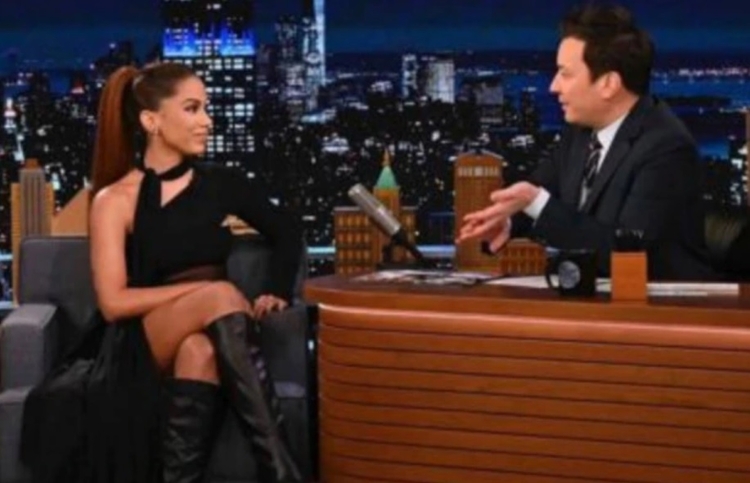 Anitta participou do programa ‘The Tonight Show’, comandado por Jimmy Fallon, nesta terça-feira, 1  Foto: Instagram/@anitta