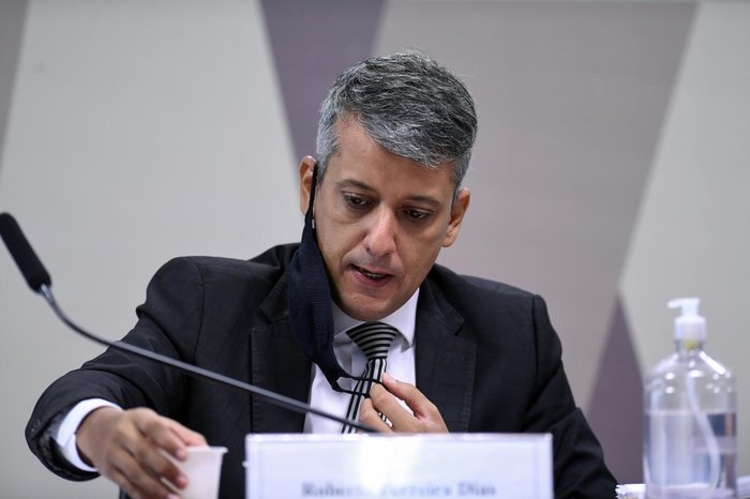 Roberto Dias na CPI - Foto:Divulgação/Agência Senado 
