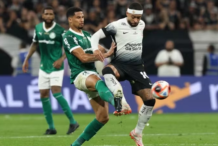 Palmeiras e Corinthians fazem o clássico paulista na terceira rodada do Brasileirão — Foto: Cesar Greco/Palmeiras