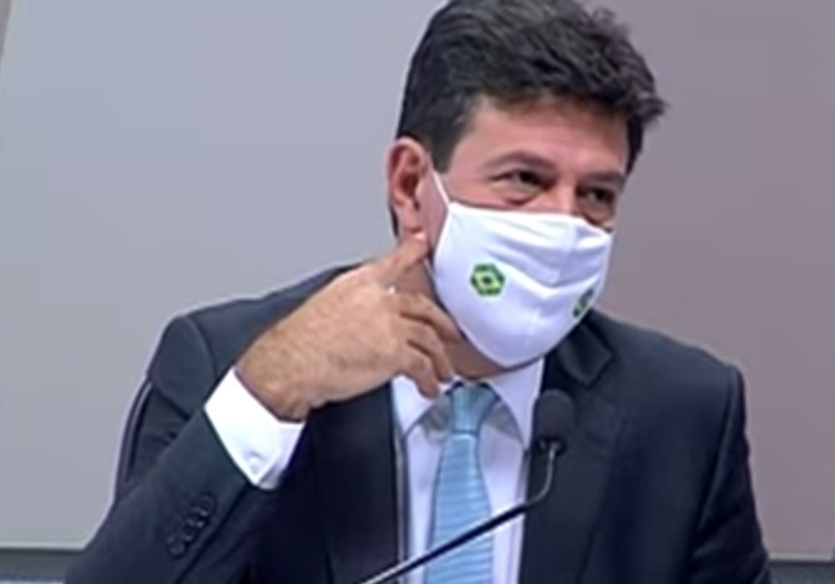 Ex-ministro Luiz Henrique Mandetta - Imagem: Reprodução/TV Senado