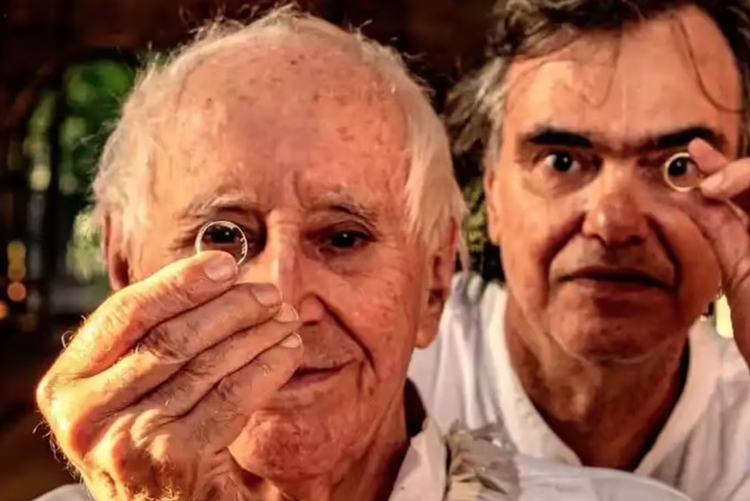 Dramaturgo Zé Celso e marido Marcelo Drummond / Foto: Reprodução/Instagram