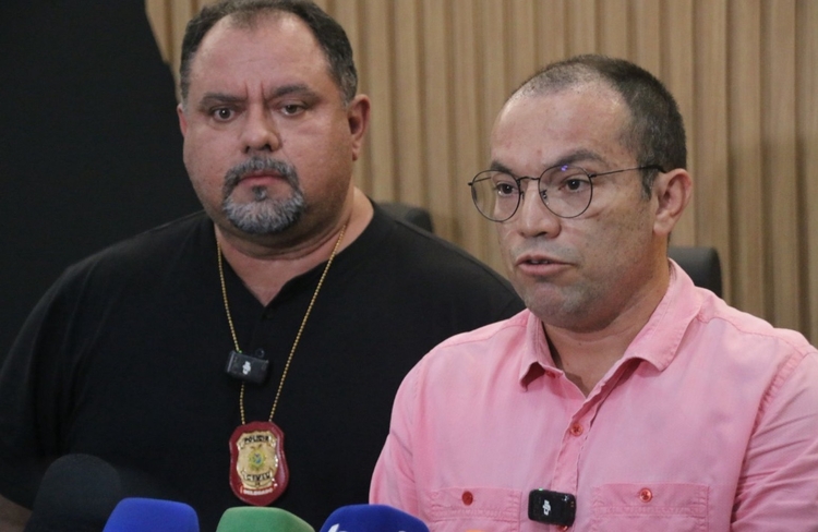 Delegado Paulo Mavignier e Raul Augusto Neto - Foto: Jander Robson/Portal do Holanda