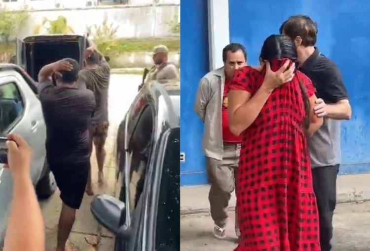 Presos durante a ação - Foto: Reprodução/PORTAL DO HOLANDA