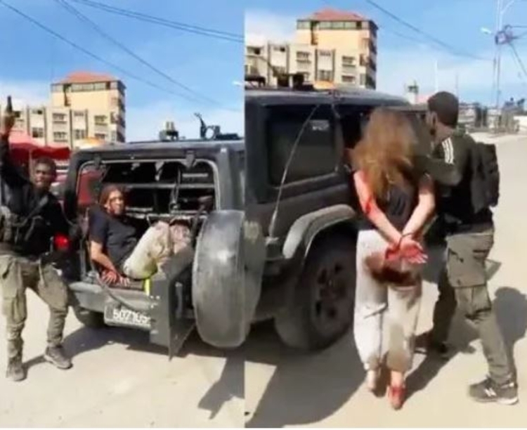 Refém levada pelo Hamas - Foto: Divulgação