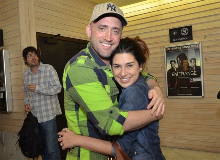 Fernanda Paes Leme com Paulo Gustavo em 2013. Foto: Agnews