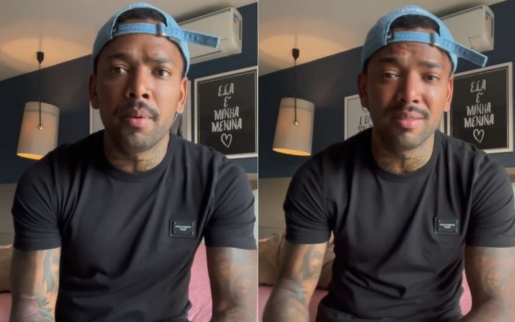 Cantor falou pela primeira vez após ser expulso do reality - Imagens: Reprodução/Instagram
