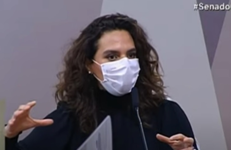 Médica infectologista Luana Araújo - Foto: Reprodução/TV Senado