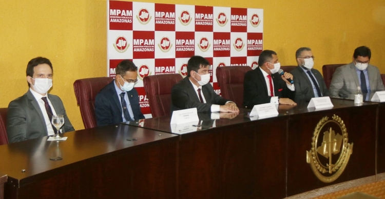 MPAM fez coletiva de imprensa nesta tarde. Foto: Jander Robson/ Portal do Holanda