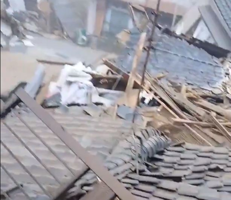 Cidades foram arrasadas - Foto: Reprodução / Twitter 