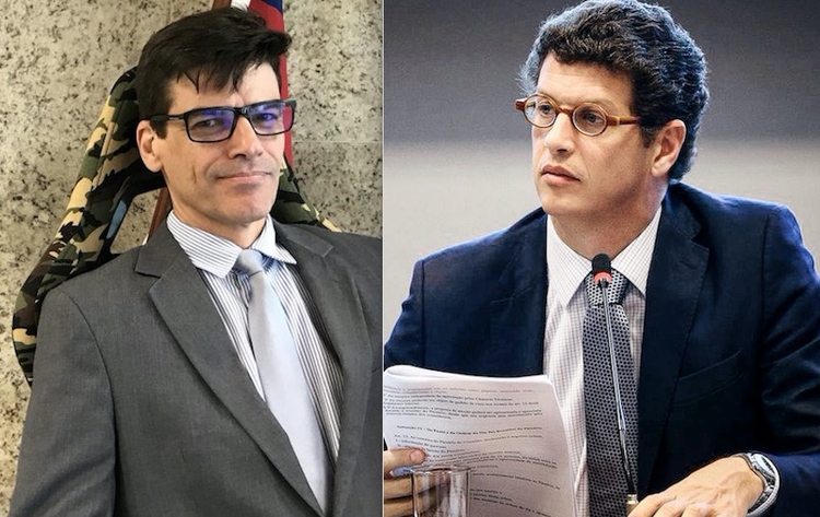 Alexandre Saraiva comemorou ação que mira Ricardo Salles. Foto: Divulgação/ PF-AM e Agência Brasil