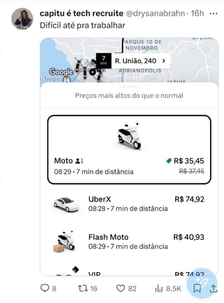 Foto: Reprodução X