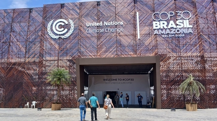 Fachada da COP30 em Belém - Foto: Ronaldo Siqueira/Portal do Holanda