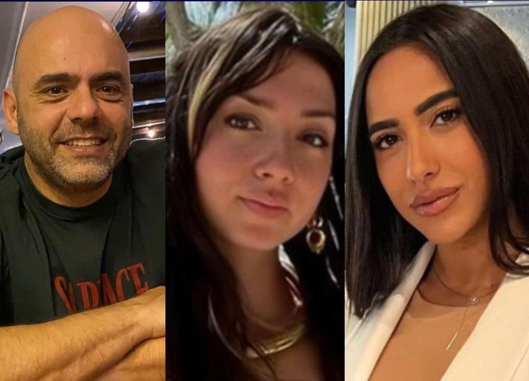 Yitzhak Gelernter, Shani Louk e Amit Buskila / Foto: Reprodução / Twitter / Forças de Defesa de Israel