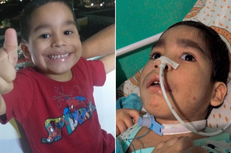 Davi sofreu sequelas neurológicas causadas por agressões / Foto: Reprodução / Instagram / Fabila