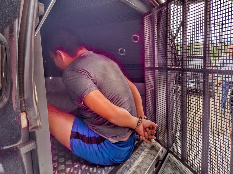 Homem foi preso hoje - Foto: Jander Robson / Portal do Holanda