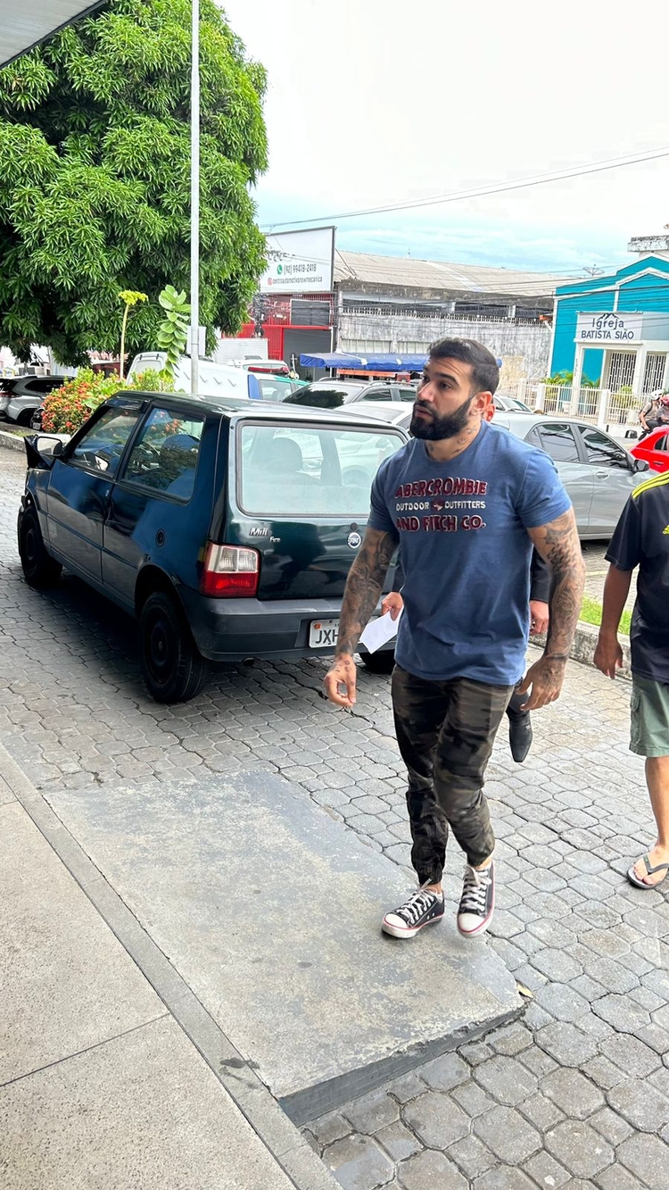 Ex-namorado de Djidja, Bruno Roberto, presta depoimento em delegacia / Foto: Divulgação