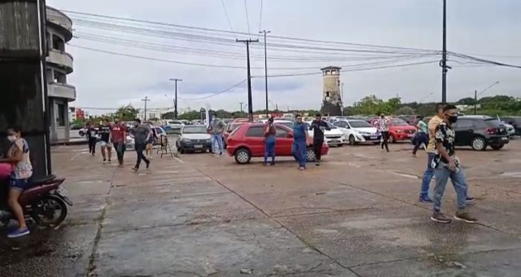 Candidatos para o concurso da PM - Foto: Reprodução