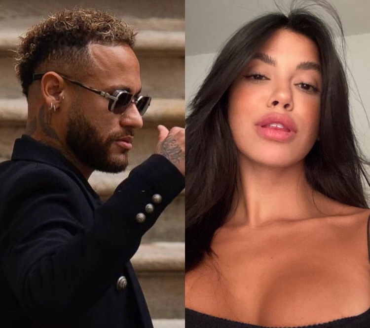 Neymar teria surtado após fora da atriz Nathalia Morais - Imagens: Reprodução/Instagram